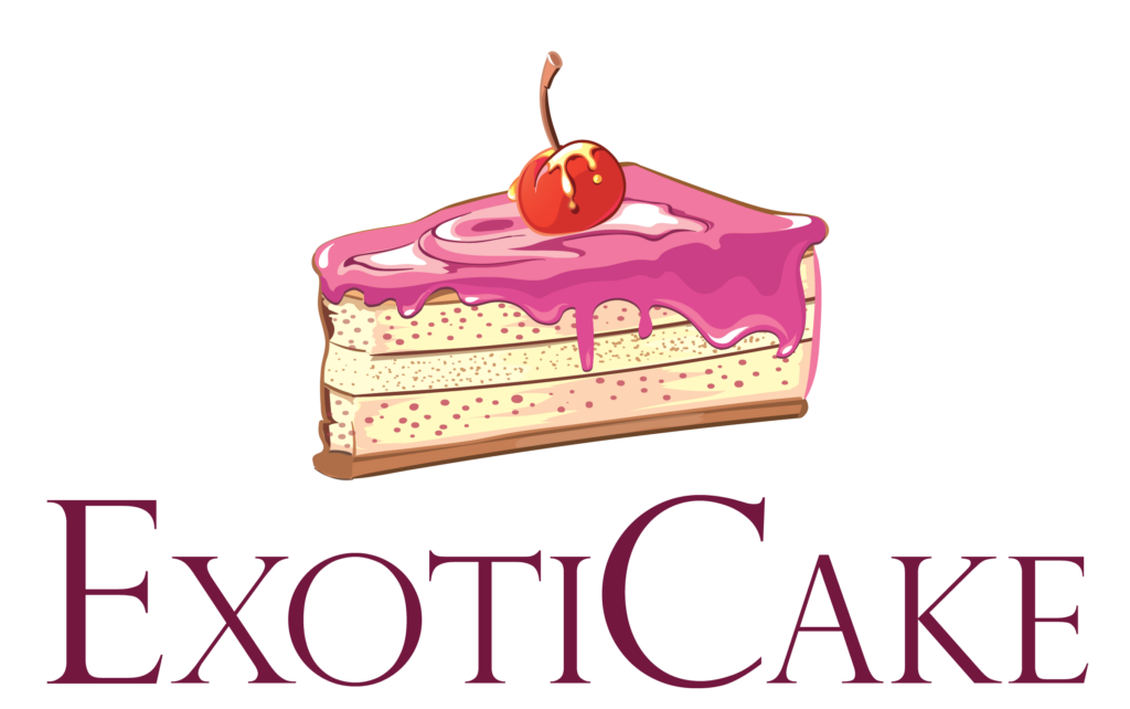 Exoticake logo – premium homemade cakes and desserts bakery in Lahore Pakistan
