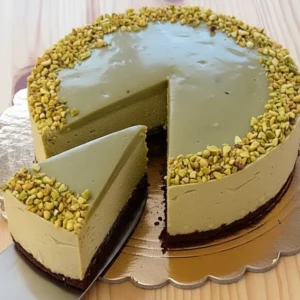 pistachio praline mousse cake